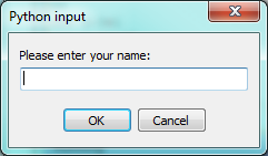 input dialog